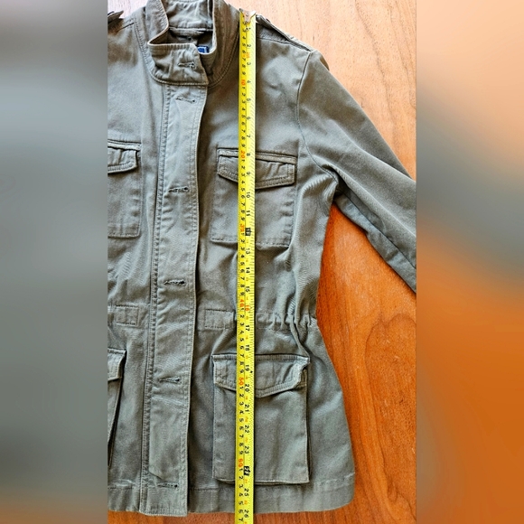 Lucky Brand rugged military-style M65 field jacket, women's XS, olive green, - Picture 8 of 12